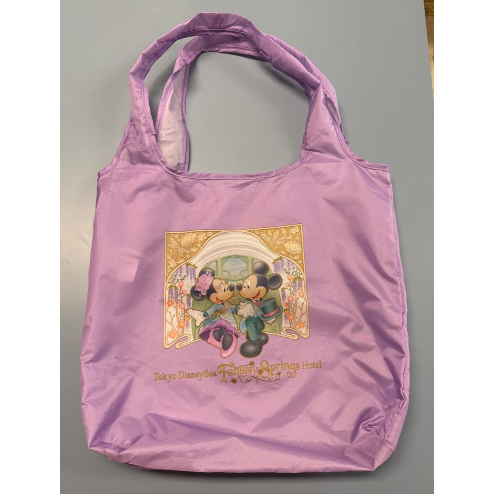 Tokyo Disney Sea Resort Fantasy Springs Hotel Japan Tote Bag Mickey Minnie Mouse